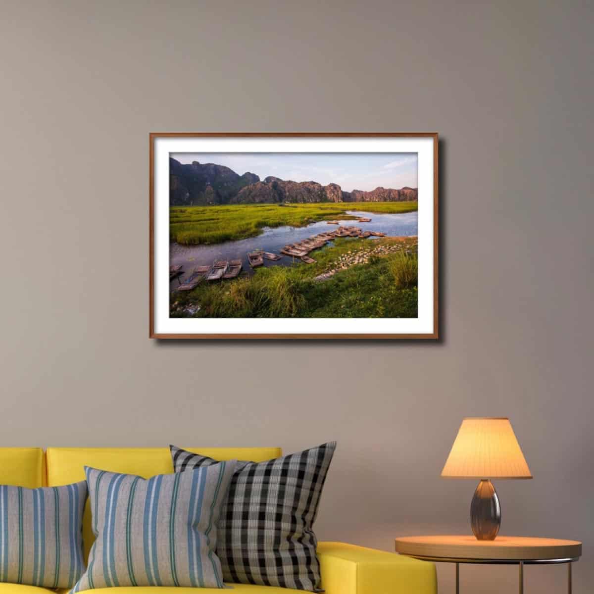 BOATS IN VAN LONG LAGOON (48x32cm) Photography | Vietnam binhdang.me ninh_binh_Van_longvietnam_hanoi_hochiminh_asia_asian_art_photography_photographer_binhdang_print3