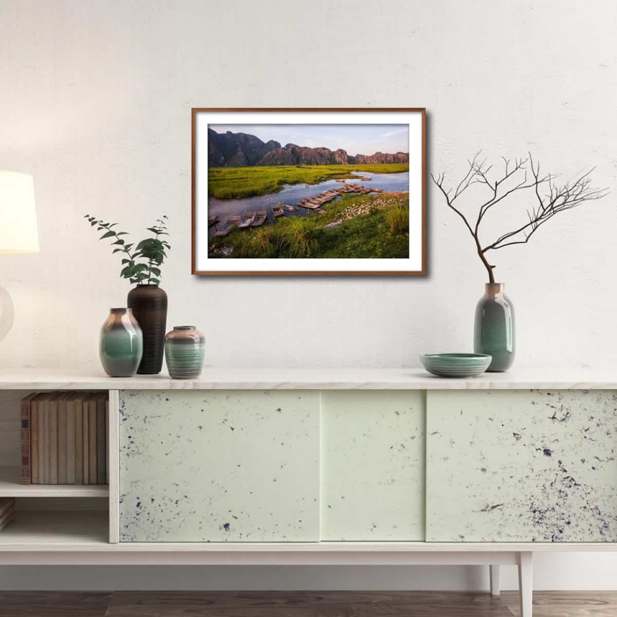 BOATS IN VAN LONG LAGOON (48x32cm) Photography | Vietnam binhdang.me ninh_binh_Van_longvietnam_hanoi_hochiminh_asia_asian_art_photography_photographer_binhdang_print5